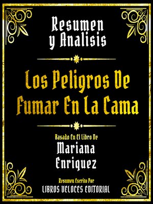 cover image of Resumen Y Analisis--Los Peligros De Fumar En La Cama